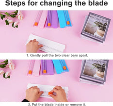 Paper Cutter, A5 Mini Paper Cutter, Portable Paper Cutting Machine (1 Pc / Mix Color) - Justgrabit Inc.
