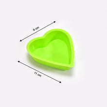 Heart - Shaped Silicone Cake Mold – Baking Tools & Bakeware (Pack of 6) - justgrabit.in | Just Grab It