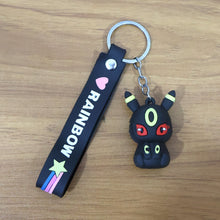 Cute Cartoon Silicone 3D Key Chain with Metal Hook & Strap (Pack of 1 / Mix Design) - justgrabit.in | Just Grab It