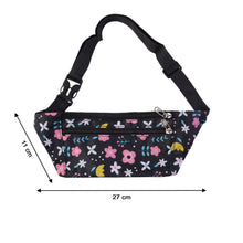 Floral Print Adjustable Waist Bag / Fanny Pack (1 Pc) - justgrabit.in | Just Grab It