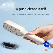 Self - Cleaning Hairbrush – Anti - Static, Detangling, Rotating Massage Comb, Hair accessories - Justgrabit Inc.