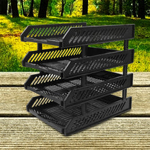 4 - Layer Multifunctional File Rack with Drawers for Office Desk - Justgrabit Inc.
