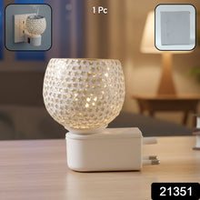 Premium Kapoor Dani Plug - In Star Cut Glass Aroma Diffuser Night Lamp (1 Pc) - justgrabit.in | Just Grab It