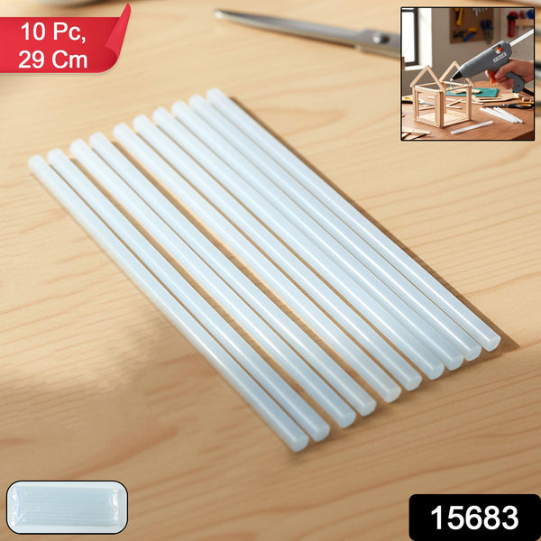 Heavy Duty Hot Melt Glue Sticks (10 Pc, 29 Cm) - justgrabit.in | Just Grab It