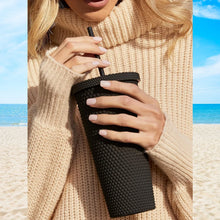 Reusable Studded Tumbler with Straw & Leak Proof Lid (1 Pc, Mix Colors) - Justgrabit Inc.