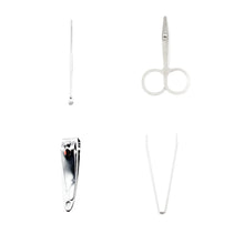 Mini Nail Clipper Set Beauty Nail Tool Set Multifunctional Beauty Set With Plastic Storage Case, (4 Pc Set) - justgrabit.in | Just Grab It