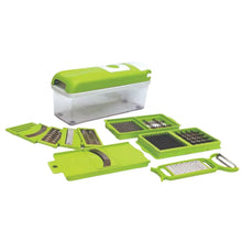 Plastic 13 - in - 1 Manual Vegetable Grater,Chipser and Slicer - Justgrabit Inc.