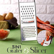 Apex Stainless Steel Grater & Slicer (3 in 1) - Justgrabit Inc.