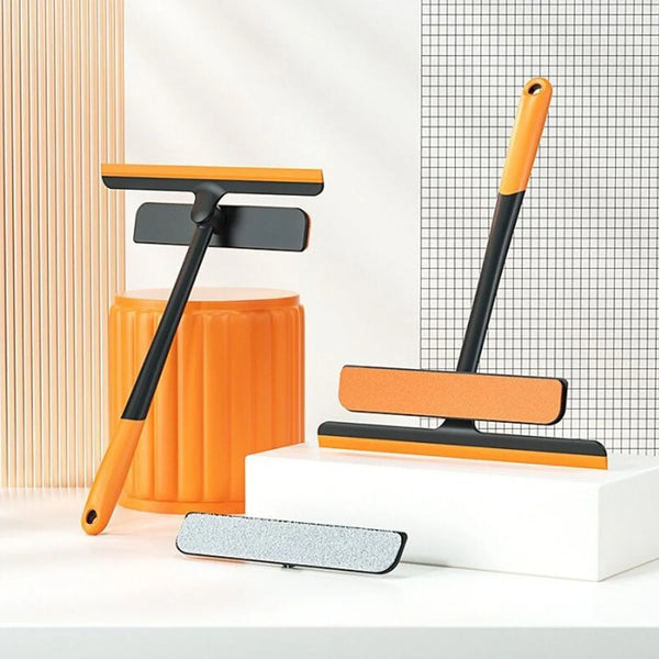 3 in 1 Glass Wiper used in all kinds of household and official places for cleaning and wiping of floors, glasses and dust etc. - Justgrabit Inc.