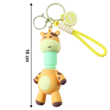 Cute Giraffe Cartoon Keychain (1 Pc) - justgrabit.in | Just Grab It