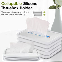 Simple Silicone Tissue Holder – Cube/Cylinder Tissue Box for Bathroom, Office, Car & Bedroom - Justgrabit Inc.