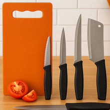Chopping Board with Knife Set (Pack of 5) - Justgrabit Inc.