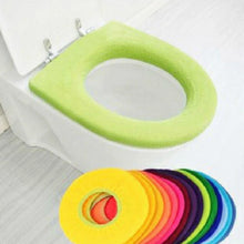 Bathroom Soft Thicker Warmer Stretchable Washable Cloth Toilet Seat Cover (1pc) - Justgrabit Inc.