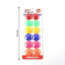 Colorful Round Refrigerator Magnets Set (12 Pc Set) - justgrabit.in | Just Grab It