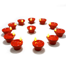 Water Sensor Diyas for Diwali Decoration, Diwali (12 Pcs Set) - justgrabit.in | Just Grab It