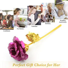 Gold Rose Artificial Rose Flower With Gift Box, Plastic Flowers Best Gifts for Friend Girl Wife Women, Golden Rose Gift for Valentine's Day, Mother's Day, Anniversary, Birthday, Wedding, Gold (1 Pc) - Justgrabit Inc.