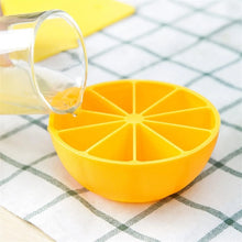 Lemon Shape Flexible Silicone Ice Cube Tray – 8 - Slot Round Ice Mold (1 Pc) - Justgrabit Inc.