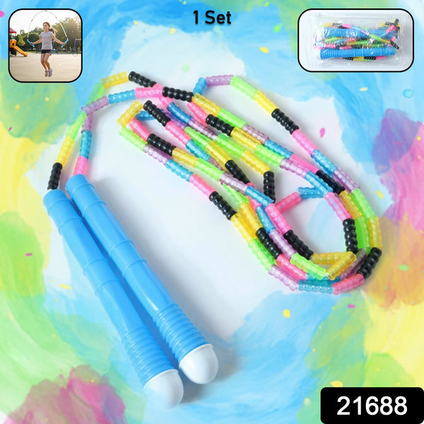 Colorful Beaded Skipping Rope Set (1 Set) - justgrabit.in | Just Grab It