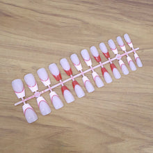 Elegant Nude Glossy Artificial Nail Tips fake nails (24 Pc Set) - justgrabit.in | Just Grab It