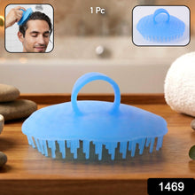 Silicone Scalp Massager Shampoo Brush (1 Pc) - justgrabit.in | Just Grab It