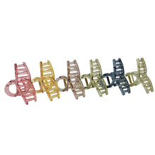 Plastic Hair Clamp Grip, Simple Matte Hair Barrette Clamp (1 Pc) - Justgrabit Inc.