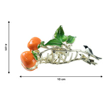 Elegant Fruit & Leaf Decorative Hair Claw Clip (1 Pc) - justgrabit.in | Just Grab It