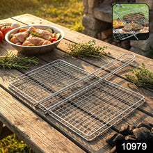 Heavy - Duty Stainless - Steel Barbecue Grill Basket (1 Pc) - justgrabit.in | Just Grab It