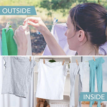 Clothesline Portable Travel Clothesline Adjustable with 2 Plastic Hooks (10 M Approx / 1 Pc) - justgrabit.in | Just Grab It