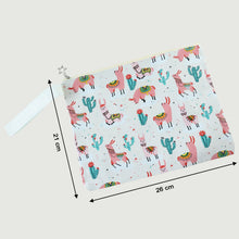 Printed Zipper Pouch (26 × 21 cm, 1 Pc) - justgrabit.in | Just Grab It