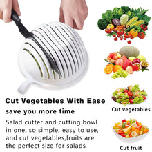 Plastic 60 Seconds Salad Cutter Salad Maker Salad Bow (1 Pc) - justgrabit.in | Just Grab It