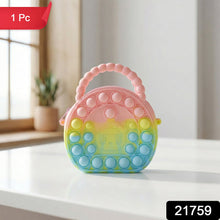 Rainbow Round Silicone Pop It Coin Purse (1 Pc) - justgrabit.in | Just Grab It