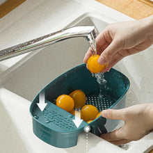 Kitchen Dish Drainer and Drying Rack Sink Basket for Washing Bowls Utensils Vegetables Fruits Storage Organiser - Justgrabit Inc.