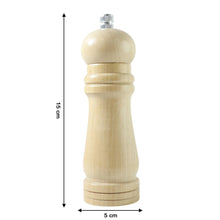 Classic Wooden Manual Pepper Grinding Mill (1 Pc) - justgrabit.in | Just Grab It