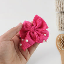 Hair Bow Knot Clip Suitable Girls (12 Pc / Multicolour & Mix Design) - justgrabit.in | Just Grab It