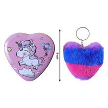 Heart Shape Gift Box & Plush Keychain (2 Pc) - justgrabit.in | Just Grab It