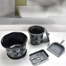 Large Capacity Plastic Bathroom Set of 7 Pc - justgrabit.in | Just Grab It