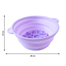 Multipurpose Folding Silicone Facial Ice Bath Bowl - justgrabit.in | Just Grab It