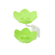Double Layer Flower Self Draining Soap Dish Holder, Bathroom Shower Soap Holder Dish Storage Plate Tray for Bathroom, Kitchen, Bathtub - justgrabit.in | Just Grab It