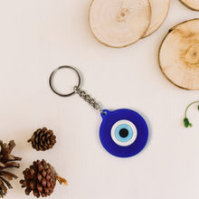 Evil Eye Rubber / Silicone Keychain (1 Pc / Blue Color) - justgrabit.in | Just Grab It