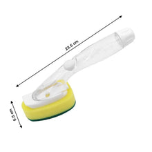 Liquid dispensing Scrub widely used for washing and cleaning utensils and all kitchen stuff to make them again clean and shiny. - Justgrabit Inc.