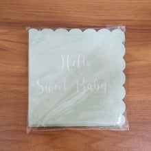 Hello Sweet Baby Party Paper Napkins (31 x 31 cm / 24 Pc) - justgrabit.in | Just Grab It