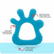 Silicone Baby Teether Pack of 1 (Mix Design & Color) - justgrabit.in | Just Grab It