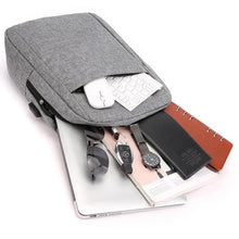 Laptop Bag With Adjustable Shoulder Strap & Storage Pockets, Lightweight, Water - Resistant, Travel - Friendly Bag Office Bag / School Bag / College Bag / Business Bag - Justgrabit Inc.