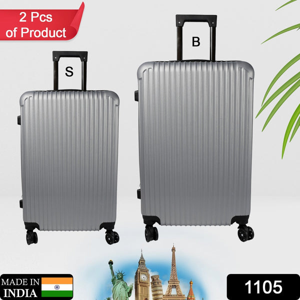 Trolley Bag for Men & Women, Multi Color, Set of 2 (Big & Small) - justgrabit.in | Just Grab It