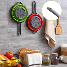Foldable Silicone Colander for Fruit & Veggies - justgrabit.in | Just Grab It