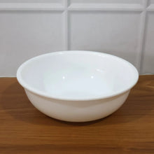 Plastic 6 Inch White Round Deep Serving Bowl (1 Pc) - justgrabit.in | Just Grab It