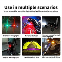 Mini LED Strobe Lights, Waterproof Lights, Lightweight RGB LED Lights Drone Strobe Lights Veicle Anti - Collision Strobe Light Bike Motocycle Lights USB Recharge Multi - colors - Justgrabit Inc.