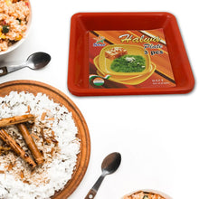 Square Plastic Halwa Dinner Plate Snacks / Breakfast, Restaurant Serving Trays Home School Coffee Hotel Kitchen Office (3 Pcs Set) - Justgrabit Inc.