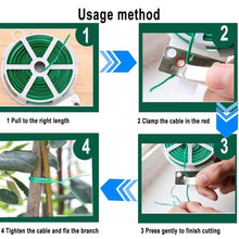 Garden Wire, Sturdy Plant Ties for Support, Garden Ties with Cutter for Tomatoes Vines, Plant Wire Tie Wire for Indoor, Outdoor, Home and Office Use (50 Mtr) - Justgrabit Inc.