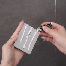 Stainless Steel Mop Broom Holder Organizer, With Glue 6gm Adhesive Wall Mounted Mop Organizer Storage Rack Clip Heavy Duty Broom Hanger for Laundry Room Garden Tool Holder Bathroom Accessories (1 Pc) - Justgrabit Inc.